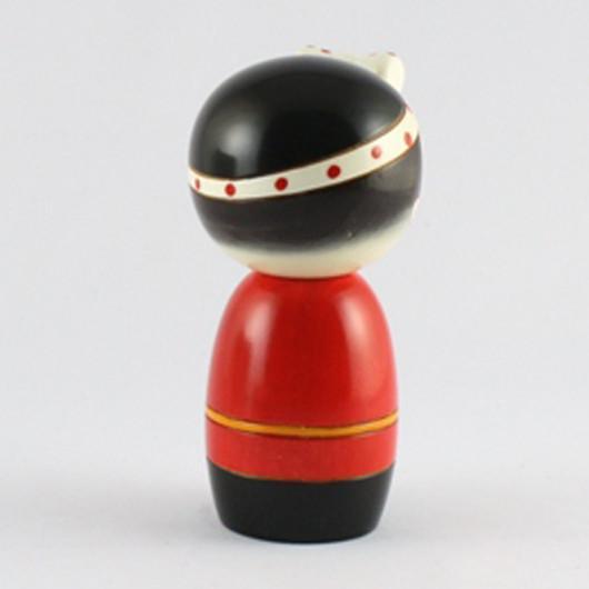 Kokeshi Doll Wassyoi (k12-3873R)