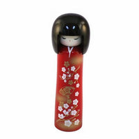 Kyoohoo Japanese Kokeshi Doll Plum (k12-4312)