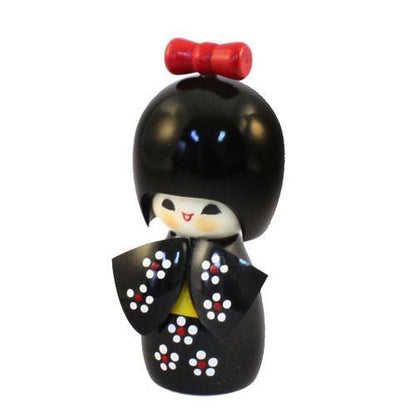 Kyoohoo Japanese Kokeshi Doll brown (k12-4315B)