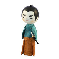 Kyoohoo Japanese Kokeshi Doll samurai (k12-4317)