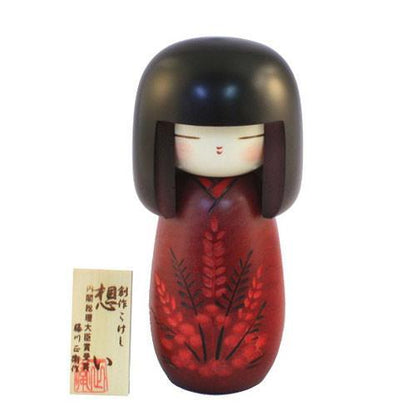 Kyoohoo Japanese Kokeshi Doll Omoi M (k12-4324)