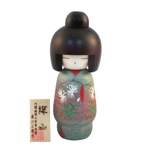 Kyoohoo Japanese Kokeshi Doll Miyama (k12-4325)