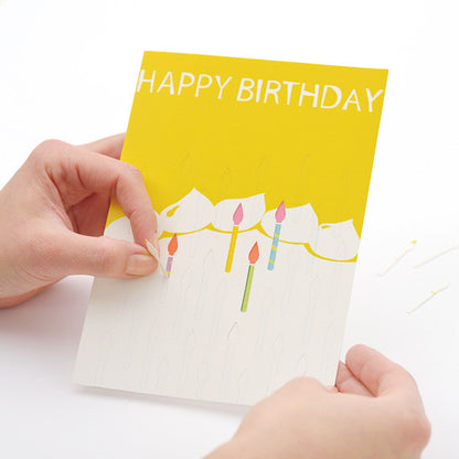 japanwave Tegami Paper Mechanics Greeting Card Happy Birthday