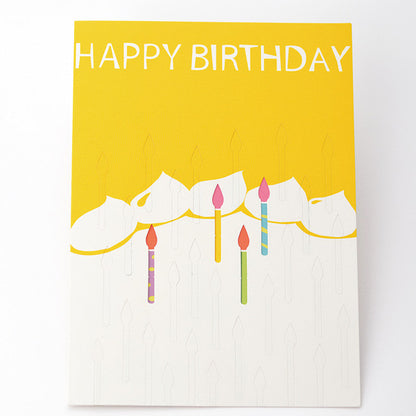 japanwave Tegami Paper Mechanics Greeting Card Happy Birthday