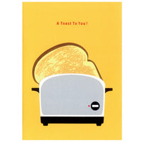 japanwave Tegami Paper Mechanics Greeting Card A Toast To You!