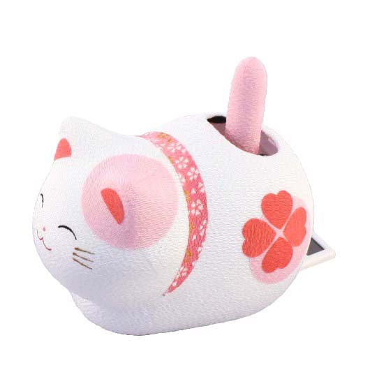 kyoohoo solar Powered Fengsui Cat Pink K12-3212P