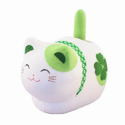 kyoohoo solar Powered Fengsui Cat Green K12-3212G