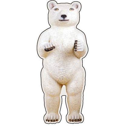 Greeting Life Animals Postcard MIisawa Atsuhiko Polar Bear WA-1