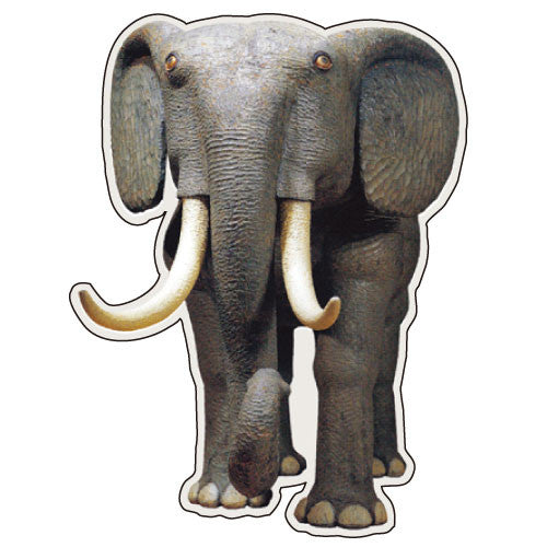 Greeting Life Animals Postcard MIisawa Atsuhiko Elephant WA-10