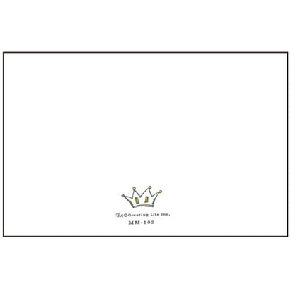 Greeting Life Cotton Letter Press Congratulation Card MM-102