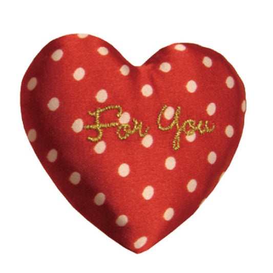 Greeting Life Fabric Mini Heart Card MM-28
