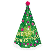 Greeting Life Christmas Gritter Cone Card MM-45