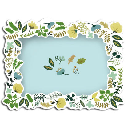 Greeting Life Message Photo Card Botanical Green MM-87