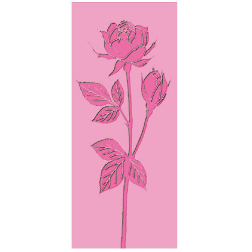 Greeting Life Mini Maniere Card Rose Pink mp-234