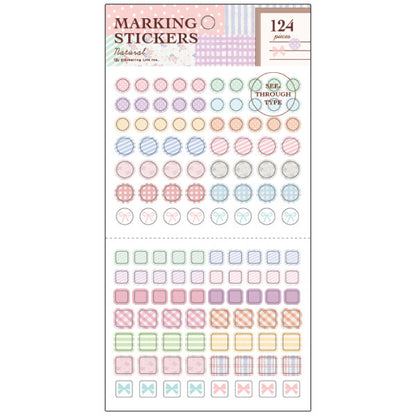 Greeting Life Marking Sticker Natural MSCK-11