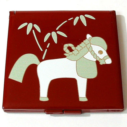 Kyoohoo Lacquer Ware Pocket Mirror Colt