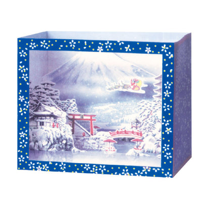 Greeting Life Japanese style Mini Santa Pop Up Christmas Card P-144