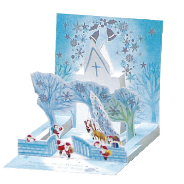 Greeting Life Mini Santa Pop Up Christmas Mini Card P-183