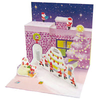 Greeting Life Mini Santa Pop Up Christmas Mini Card P-207