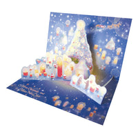 Greeting Life Mini Santa Pop Up Christmas Card P-223
