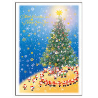 Greeting Life Mini Santa Christmas Card S-314