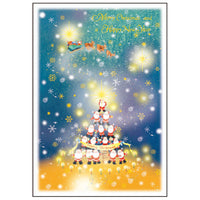 Greeting Life Mini Santa Christmas Card S-320