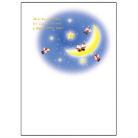 Greeting Life Mini Santa Christmas Card S-372