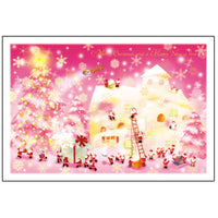 Greeting Life Mini Santa Christmas Card S-373
