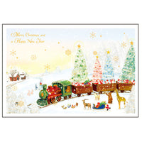 Greeting Life Mini Santa Christmas Card S-394