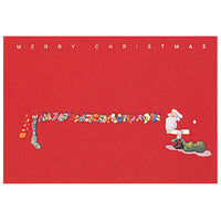 Greeting Life Noble Mini Santa Christmas Card S-8703
