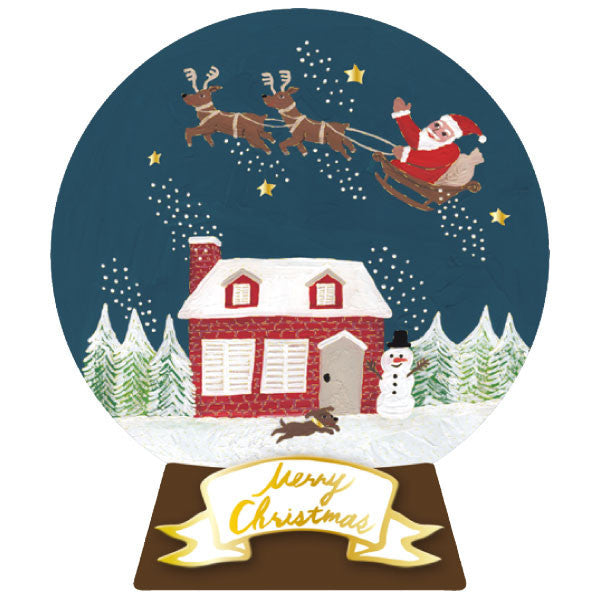 Greeting Life Christmas Snow Dome Mini Card SD-3