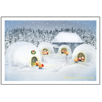 Greeting Life Japanese Style Mini Santa Christmas Card SJ-15