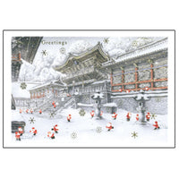 Greeting Life Japanese Style Mini Santa Christmas Card SJ-42