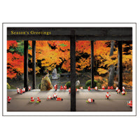Greeting Life Japanese Style Mini Santa Christmas Card SJ-55