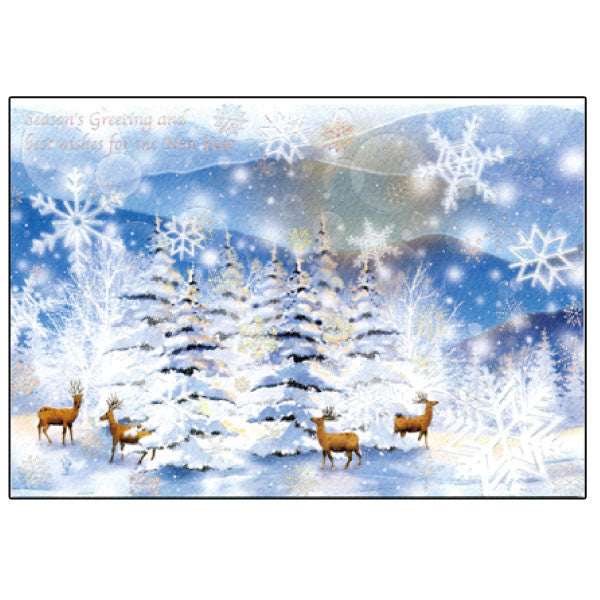 Greeting Life Formal Christmas Card SN-16