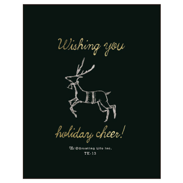 Greeting Life Christmas Blackboard Mini Card TK-13