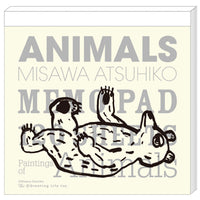 Greeting Life Square Memo Misawa Atsuhiko Polar Bear WAN-48