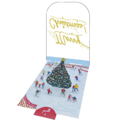 Greeting Life Peaple Pop Up Christmas Card YS-6