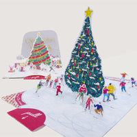 Greeting Life Peaple Pop Up Holiday Card YS-7