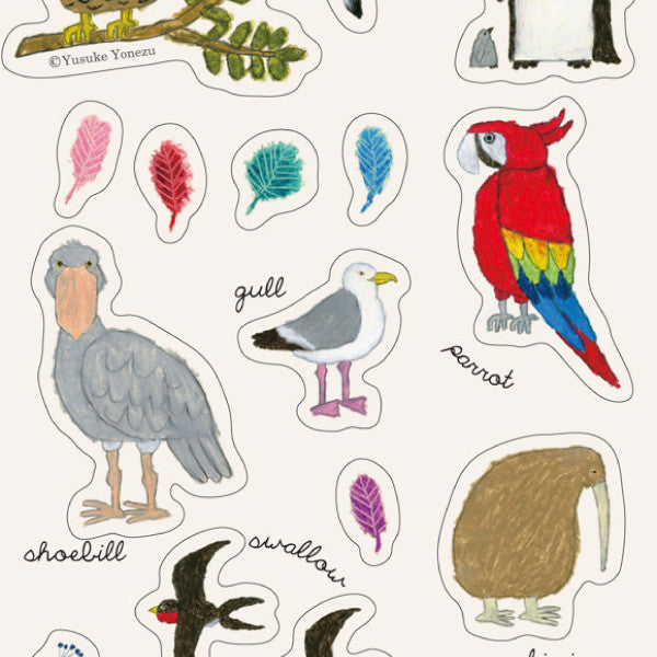 Greeting Life Clear Sticker Yusuke Yonezu Birds YZCK-83