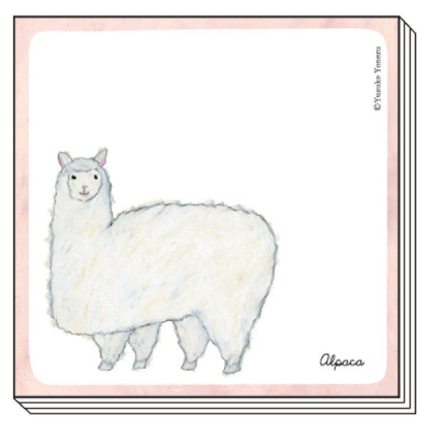 Greeting Life Stick Memo Yusuke Yonezu Alpaca YZPG-76